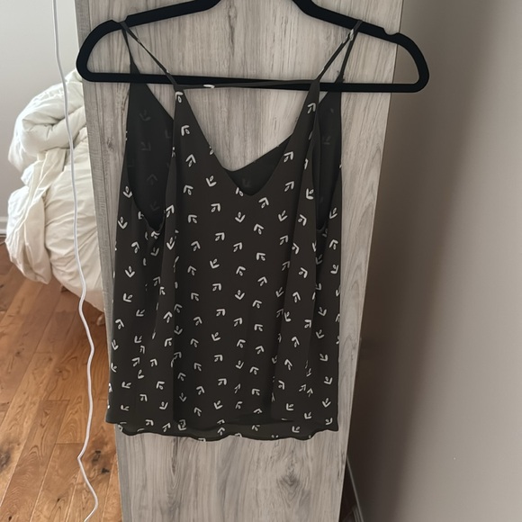 Loft Dark Green Loose Tank - Picture 3 of 3